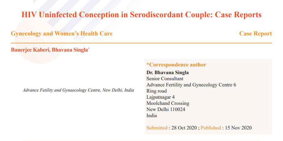 HIV Uninfected Conception in Serodiscordant Couple: Case Reports
